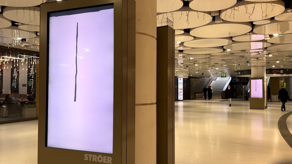 Veronika Wenger, Stachus Passagen München 2024. Foto: rhythmsection.de